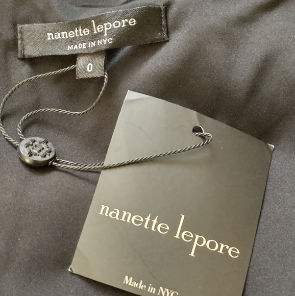 NWT Nanette Lepore black lace secret garden dress 0 - Picture 9 of 11